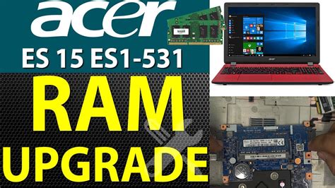 acer aspire es1-433 ram upgrade|Acer Aspire Notebook ES1.